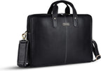 HAMMONDS FLYCATCHER Genuine Leather Laptop Bag for Men, Padded 15.6" Laptop Sleeve, Leather Messenger Bag for Men Briefcases