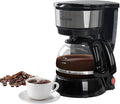5 Cup Coffee Maker, Compact Small Coffee Machine for 1-2 People, 0.75L Glass Carafe, 2-Hour Auto Shut-Off, 650W Fast Brew, Space Saving for Apartment, Dorm & Office