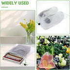 TIESOME 8PCS Reusable Produce Mesh Bags, Washable Vegetable Storage Bags With Drawstring Transparent Toy Organizer Bags Eco-Friendly Grocery Storage Mesh Bags for Farmers Market Refrigerator Storage