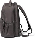 Baggallini Tribeca Expandable Laptop Backpack - 15"x11" Lightweight RFID Computer Bag for Work & Travel with Luggage Sleeve