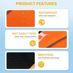 Automatic Inflatable Belt Pack Water Sports Jacket Waist Belt PFD for SUP Paddleboarding Fishing Boating Kayaking（fit 80-330 lbs） (Orange)