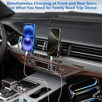 USB C Car Charger, KYOHAYA 2Pack 90W 4-Port Dual USB-C & USB-A Car Power Cigarette Lighter PD/QC3.0 Type C Car Carplay Charger Fast Charging for iPhone 17 17 Pro 16 15 14 13 12 11/Galaxy S26 S25/Pixel