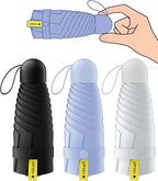 LMUGOOS 3 Pack Travel Mini Umbrella Small Compact, Portable Umbrella with UV Protection UPF 50+, Rainproof & Sunproof Folding Umbrella, Backpack & Pocket-Friendly