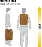 Carhartt 21L Top-Load Backpack, Durable Water Resistant Coated Canvas Base W/ 17" Laptop Sleeve, Bluestone