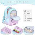 DIGOBAY Backpack for Girls, 3PCS Girls Backpack for School with Lunch Bag Pencil Case, Cute Kids Teens Bookbag for Kindergarten Elementary Preschool Middle School