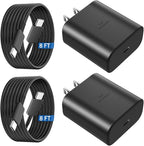 45W USB C Super Fast Charger Type C Charger Fast Charging Android Phone Charger Block with 8FT Type C Charging Cable for Samsung Galaxy S26 Ultra/S26/S26+/S25/S25 Ultra/S25+/S24 Ultra/S23 Ultra/S22