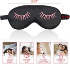4 Pack Eye Mask for Sleeping Silky Funny Soft Satin Sleep Shade Cover Blindfold with Elastic Strap Travel Nap Blackout for Women Men