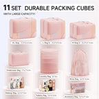 11 Set Packing Cubes for Travel, Gifts for Women Mom,Anti-Tearing Suitcase Organizer,OlarHike Vacation Essentials & Accessories for Cruise Ship