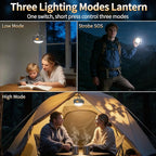 FLY2SKY Rechargeable Camping Lights 5000 mAh Tent Lights Portable LED Camping Lantern Survival Gear Essentials Camping Accessories for Hiking Backpacking Fishing Hurricane Emergency Power Outage（2PCS）
