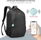 Swissdigital Design Business Laptop Backpack, College Laptops Backpack with USB Charging Port for Men and Women Fits 16 Inch Notebook, Black-Finder Color Random | SD1670BT013-01