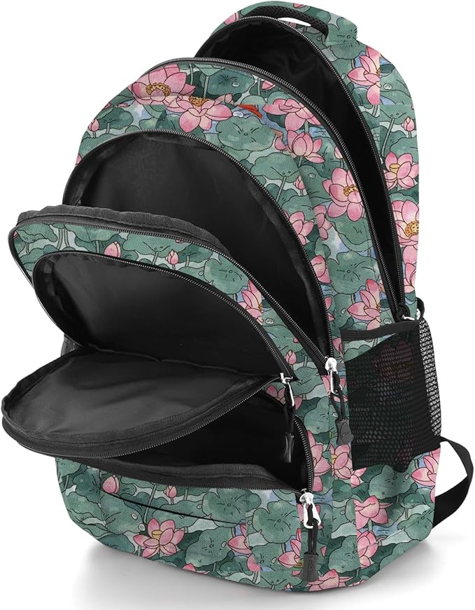 rickyh style School Backpack Travel Bag for Men & Women Lightweight College Back Pack with Laptop Compartmen