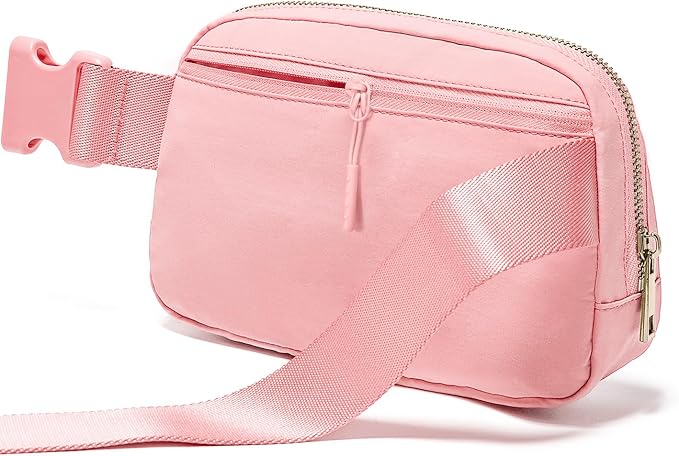 Gitus Customizable Gifts for Girls Age 6-8 8-10 Belt Bag Fanny Pack with Initial for Girls Birthday Gifts for Teenager Girls Teen Girl Gifts Trendy Stuff （Light Pink-Q）