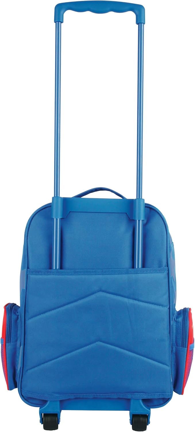Stephen Joseph Kids Classic Rolling Luggage, Kids Luggage, Toddler Rolling Travel Carry On, Kids Suitcase with wheels,