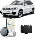 Car GPS Tracking Device for Vehicles, 1PCS Real Time GPS Tracker for Car Work with Find My (iOS Only),Hidden Mini GPS Tracker,No Monthly Fee (Black Tracker, Black Magnetic Case)