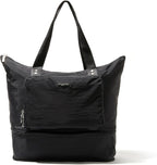 Baggallini Carryall Expandable Lightweight Travel Tote 22" Packable Folding Compact Nylon Washable Weekender w/Luggage Sleeve