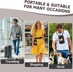 Neck Wallet,Travel for Passport Holder Neck Pouch Wallet RFID Blocking Men Women with Adjustable Neck Strap