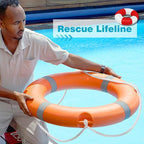 Water Floating Lifesaving Rope - Professional Throwing Pool Life Preserver Rope Line for Swimming Small Kayak Inflatable Boat