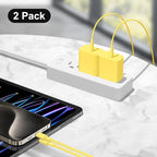 iPhone 17 16 15 Charger Fast Charging 10FT - 20W USB C Charger Block with 10FT Type C to C Cable Compatible with iPhone 17/17 Pro/17 Pro Max/Air/16/16e/15, iPad Pro, iPad Air (Yellow)