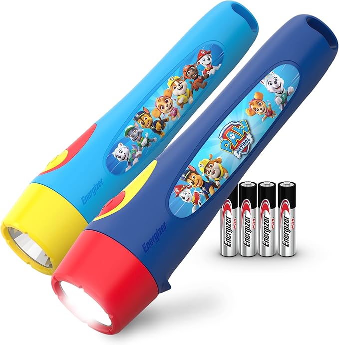 Energizer PAW Patrol Flashlights,Paw Patrol Toys for Boys and Girls,Great Lightweight LED Flashlights for Kids (Batteries Included),(Pack of 16)