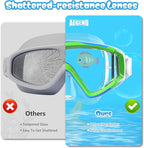 Aegend Snorkeling Gear for Adults Youth Kids, Snorkel Mask with Top Dry Valve - Panoramic View Anti-Leak and Anti-Fog with Mesh Bag for Snorkeling, Scuba Diving, Freediving & Swimming