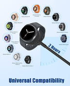 for Samsung Watch Charger Fast Charging,2 in 1 Galaxy Watch Phone Charger 6ft with 25W USBC Charger Compatible with Galaxy Watch 8/7/Ultra/6/6 Classic/5/5Pro/4/4 Classic/3/Active2/1/S24/S23/S22/21