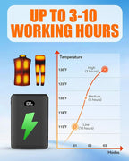 7.4V2A 10000mAh Battery Pack for Heated Vest Jacket Coat Pants and Heating Underwear, Heated Clothing Replacement Battery Pack