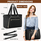 Teacher Tote Bag for Women 15.6in Laptop Bag Work Bags for Women Nurse, Large Utility Shoulder Tote Handbag