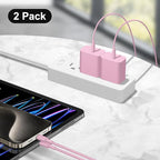 iPhone 17 16 15 Charger Fast Charging 10FT - 20W USB C Charger Block with 10FT Type C to C Cable Compatible with iPhone 17/17 Pro/17 Pro Max/Air/16/16e/15, iPad Pro, iPad Air (Pink)
