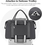 HYC00 Travel Duffel Bag,Carry-on Overnight Weekender Bags for Women,Sports Tote Gym Bag with Wet Pocket