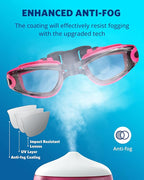 Aegend Swim Goggles, Swimming Goggles No Leaking Full Protection Adult Men Women Youth