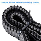 Zip Ties 8 inch Black Zip Ties 1000 Pack, Wire Ties with 50lb Tensile Strength, UV Resistant Cable Ties, Self-locking Plastic Ties for Indoor and Outdoor Use, by Tantti.