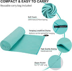Rainleaf Microfiber Towel Perfect Travel & Gym & Camping Towel. Quick Dry - Super Absorbent - Ultra Compact - Lightweight. Suitable for Trip, Beach, Shower, Backpacking, Pool