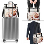 Coffee Maker Travel Bag Compatible with Keurig K-Mini, K-Mini Plus or Other Accessories, Portable Coffee Maker Case with Shoulder Strap for Travel(Bag Only)