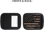 American Flag with Desert Camouflage Pattern Luggage Handle Wraps 2 Pack for Suitcase, Handle Covers Suitcase Luggage Handle Wrap Luggage Tag Wraps Travel Accessories