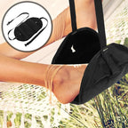 HOMSFOU Portable Airplane Footrest Hammock Leg Support for Comfortable Travel Ergonomic Design for Improved Circulation for Airplane Trips and Long Flights