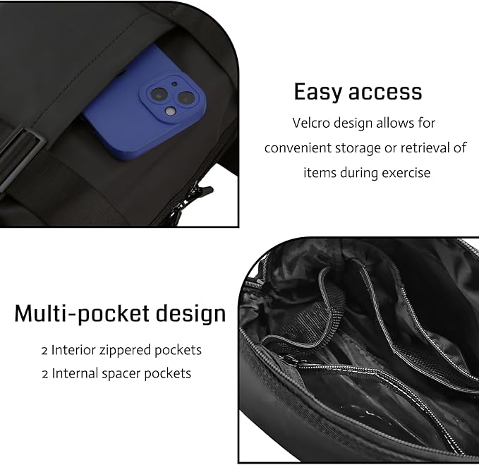 Mini Gym Bag for Women Mini Duffle Bag with Wet Compartment Waterproof, small gym bag for women, Cute Gym Tote Bag (Black)