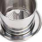 SUNGOOYUE Portable Stainless Steel Drip Maker with Vietnamese Coffee Filter, Handcrafted Manual Brewing for Coffee Connoisseurs, 200ml Capacity