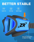 ZIONOR Swim Goggles, Upgraded G1 Polarized Swimming Goggles Anti-Fog for Adult Men Women