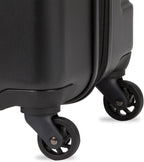 SwissGear 7366 Hardside Expandable Luggage with Spinner Wheels, Black, Carry-On 19-Inch