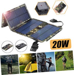 DOITOOL Portable Solar Panel Charger for Cell Phone USB Emergency Solar Charger for Car Camping
