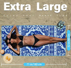 Widdonen Microfiber Lightweight Beach Towel Sand Free Quick Dry Absorbent Thin Compact Towels for Swimming Pool Camping Beach Accessories Large Easy Pack Travel Things for Vacation Essentials Gift