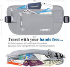 Money Belt for Travel Women and Men Slim Hidden Travel Wallet with RFID Blocking