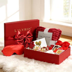 Gifts for Women, Mothers Day Gifts for Mom - 23Pcs Rose Red Gift Box Set Bath and Body Skin Care Gift Set, Spa Gift Set, Beauty Care Kit | Perfect Gift for Birthday, Valentines Day, Christmas Gift