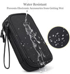 CAOODKDK Electronics Accessories Organizer Pouch Bag, Travel Universal Organizer for Cable, Charger, Phone, SD Card, Business Travel Gadget Bag