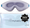 MyHalos® Sleep Mask – 3D Blackout Eye Mask for Women & Men, Side Sleepers, Zero Pressure Memory Foam Eyelash Friendly, Breathable,Award-Winning Sleep Aid for Travel (Lavender, 1 Count (Pack of 1))