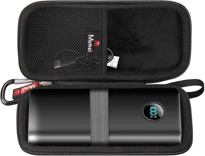 Hard Storage Case for IAPOS for Charmast for RONEGN for POIYTL for RGVOTA for SABANI for OHOVIV for RGVOTA for Pxwaxpy for FOCHEW for LOVELEDI Portable Charger, Case Only