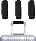 uxcell 3 Pcs Luggage Handle Wrap for Suitcase, Neoprene Handbag Grip Cover Protector Luggage Identifiers Suitcase Handle Wraps for Luggage Shopping Bag Travel Bags, Black
