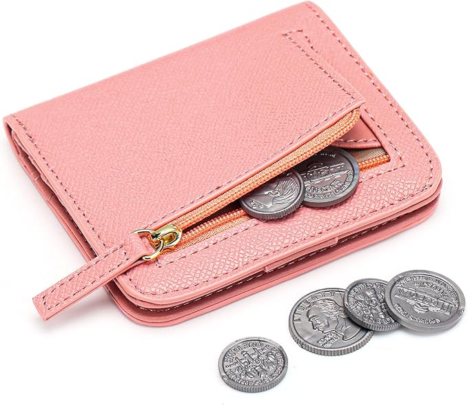 Small Wallet for Women Rfid Blocking Slim Credit Card Holder Bifold Ladies Mini Purse