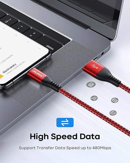 USB C Cable 10 ft 3Pack, Extra Long USB A to USB C Cable 10ft Braided Type C Fast Charging Cord for Samsung Galaxy S20 S21 S22 S23 S24 Ultra 5G S10 S9, A20 A51 A52 A72, iPhone 15 Series, PS5, Switch