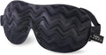 Bucky Ultralight Travel & Sleep Chevron Eye Mask, Black, One Size